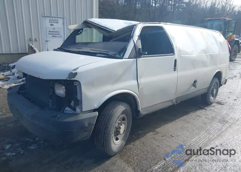 2008 Chevrolet Express Work Van from USA, damaged, VIN 1GCGG25CX81162135